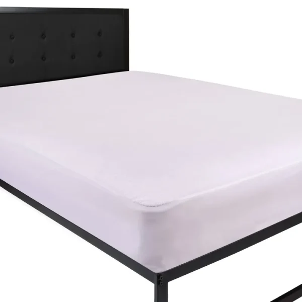 Flash Furniture Capri Comfortable Sleep Premium Fitted Mattress Protector, 100% Waterproof, Hypoallergenic, Vinyl Free, Queen