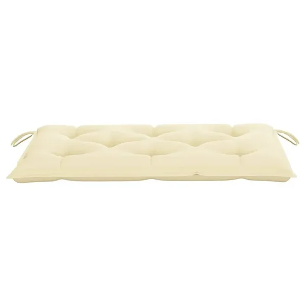 Bench Cushion Water Repellent Outdoor Garden Seat Cushion Oxford Fabric Latitude Run Fabric: Cream Polyester
