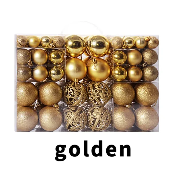 Wioihee 100pc Christmas Ball Ornaments Shatterproof Balls for Christma