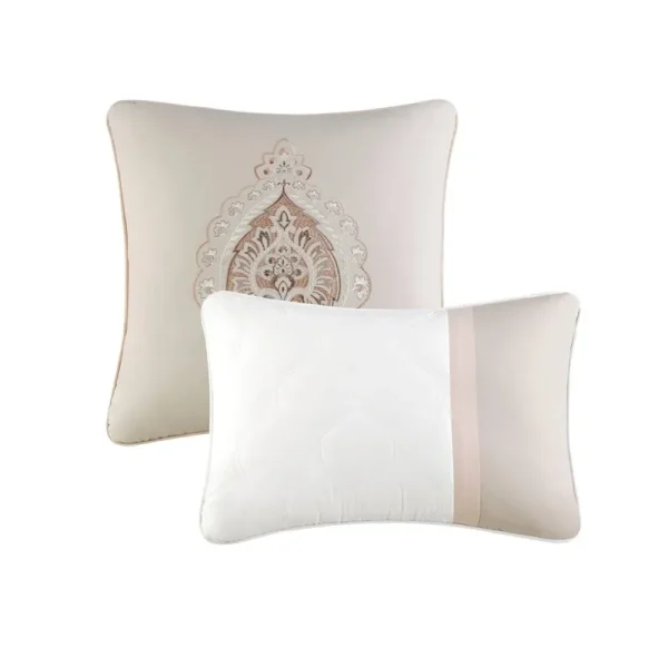 Keller 8 Piece Comforter Set Charlton Home Size: Caifornia King Comforter + 7 Additional Pieces, Color: Blush
