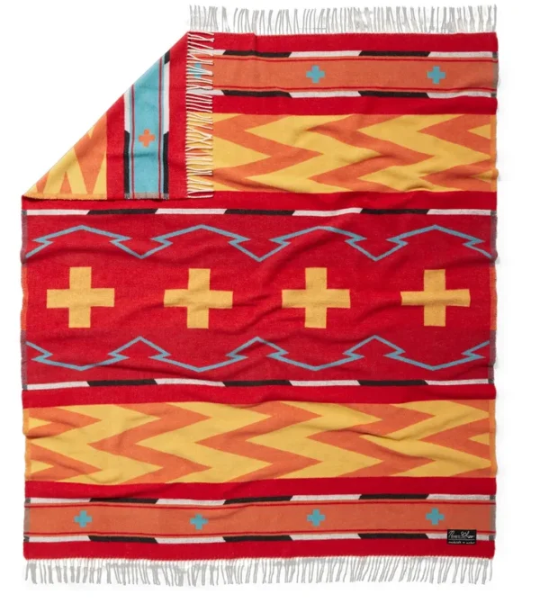 Sackcloth & Ashes Naiomi Glasses Blanket Red
