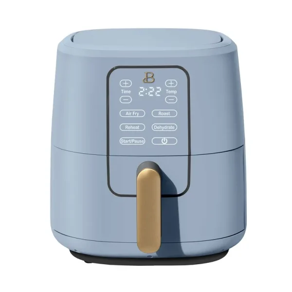 Beautiful 6qt Touchscreen Air Fryer Cornflower Blue by Drew Barrymore