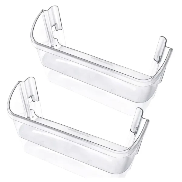 SENMEDO 2 Pack 240323002 Refrigerator Door Bin Shelf Compatible with Frigidaire & Electrolux Bottom 2 Shelves on Refrigerator Side PS429725 Ap2115