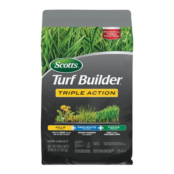 Scotts Turf Builder Triple Action Weed Control - 14 Sq ft