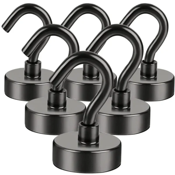 DIYMAG Magnetic Hooks 25lbs Strong Heavy Duty Cruise Magnet S-Hooks for Classroom Fridge Hanging Cabins Grill Kitchen Garage Workplace and Office Etc