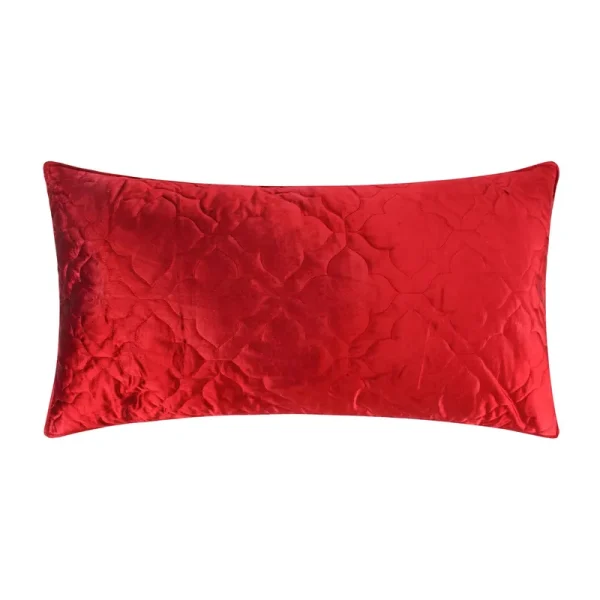 Levtex Caserta Velvet Sham, King - Red