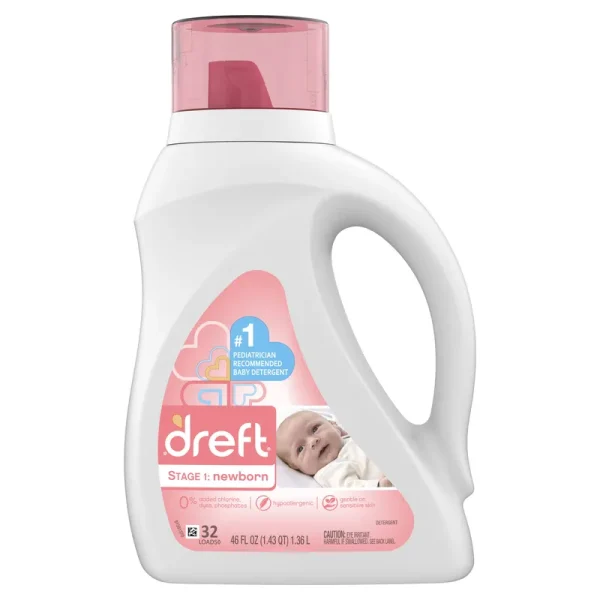 Dreft Stage 1: Newborn Baby Liquid Laundry Detergent - 46 oz | CVS
