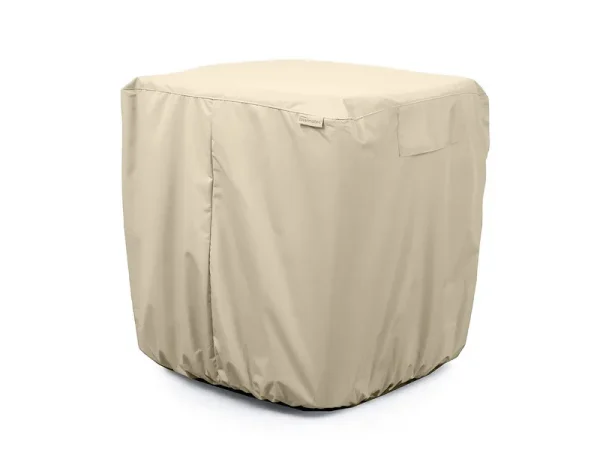 Covermates Air Conditioner Cover - Light Weight Material, Weather Resistant, Elastic Hem, AC & Equipment-Khaki