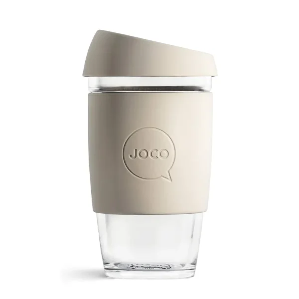 Reusable Glass Coffee Cup 16oz - 16 oz.