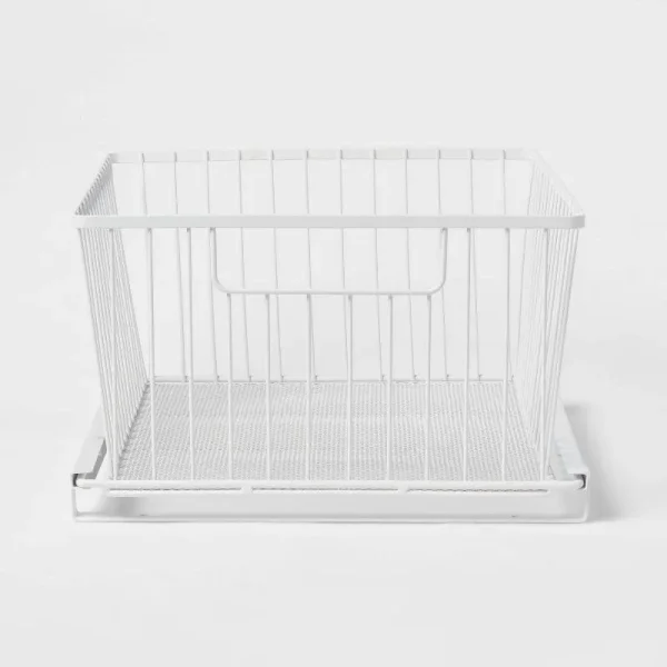 Open Drawer Organizer Matte White - Brightroom