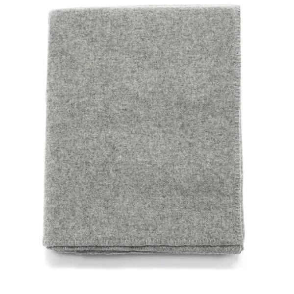 Faribault Mill | Pure & Simple Wool Blanket | Light Heather Gray | Twin
