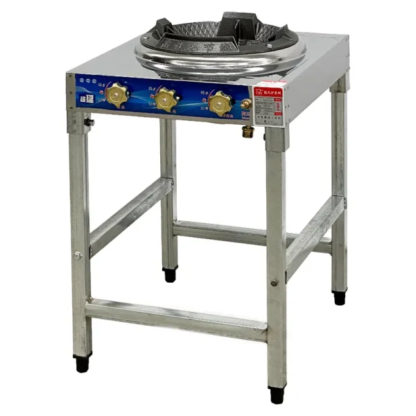 20 In. Commercial Chinese Wok Range, Classic Fierce Stove, Fast Install 1 Burner