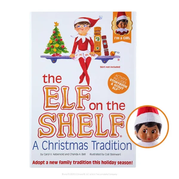 ELF on the Shelf: A Christmas Tradition with Brown Eyed Girl: Carol V. Aebersold - Book