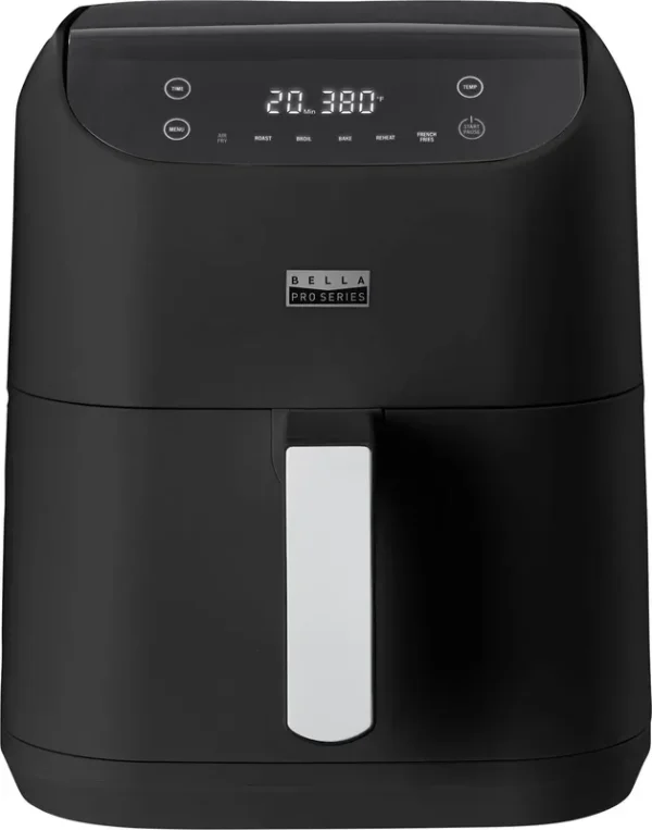 Bella Pro Series - 6-Qt. Digital Air Fryer - Black
