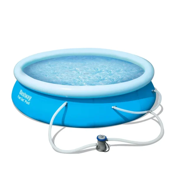 Bestway Fast Set Swimming Pool with Filter Pump, Blue