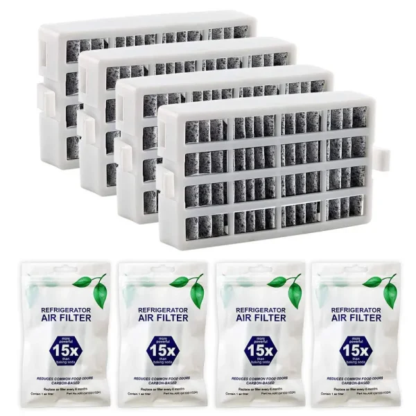 Funmit W10311524 Air1 FreshFlow Air Filter for Whirlpool Refrigerator - replaces W10311524 2319308 W10335147 1876318 - 4 Pack