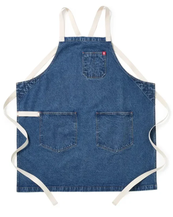 Hedley & Bennett Crossback Apron - Professional Chef Apron with Pockets and Cross Back Straps for Cooking & Grilling - Kitchen Aprons for Men &