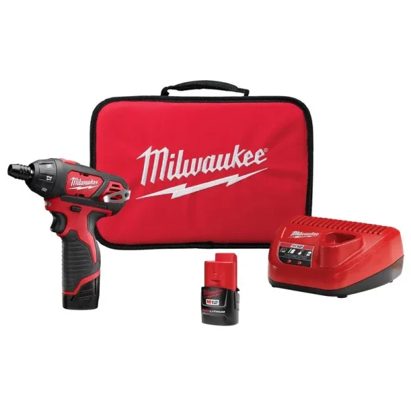 Milwaukee 2401-22 M12 Cordless Screwdriver Kit