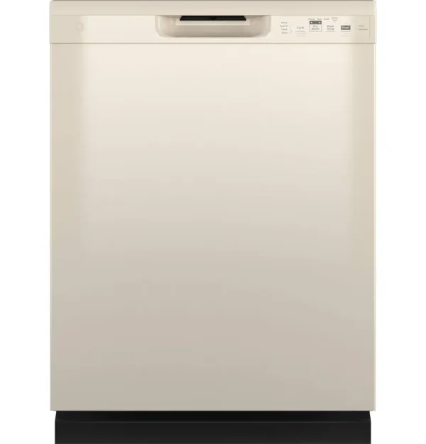 GE Dishwasher with Front Controls Bisque