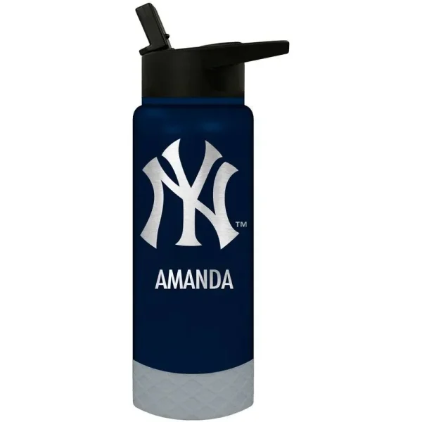 New York Yankees 24oz. Personalized Jr. Thirst Water Bottle