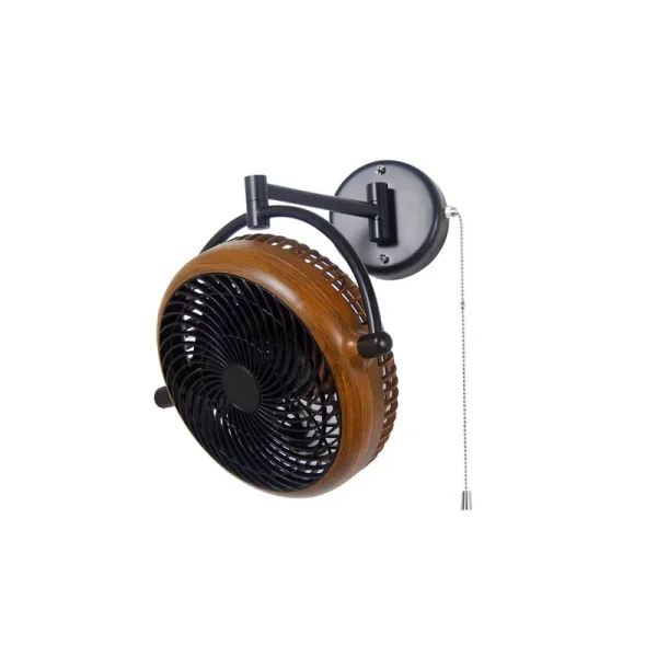 Vento 14.3" Wall Mounted Fan Finish: Walnut 4717964011213