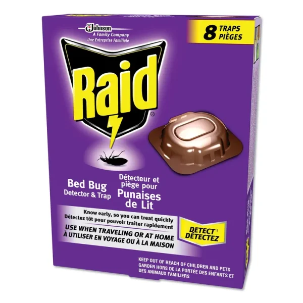 Raid Bed Bug Detector and Trap, 17.5 oz, Aerosol, 6-carton
