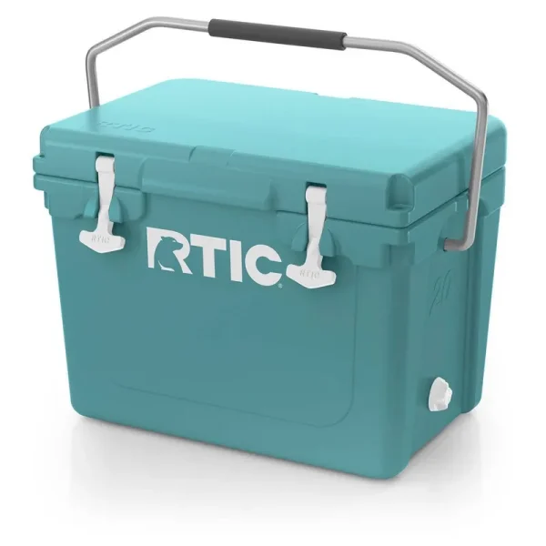 RTIC 20 qt Hard Cooler Insulated Portable Ice Chest Box for Beach, Drink, Beverage, Camping, Picnic, Fishing, Boat, Barbecue