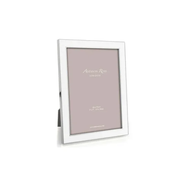 Addison Ross White Enamel Photo Frame 4" x 6"