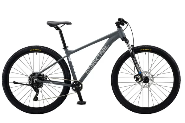 29" Ozark Trail Ridge Mountain Bike, Medium Frame, Fits Riders 5'7" - 5'11", Gray, Adult