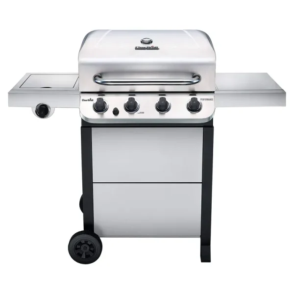 Char-Broil 463377319 Performance Stainless Steel 4-Burner Cart Style GAS Grill