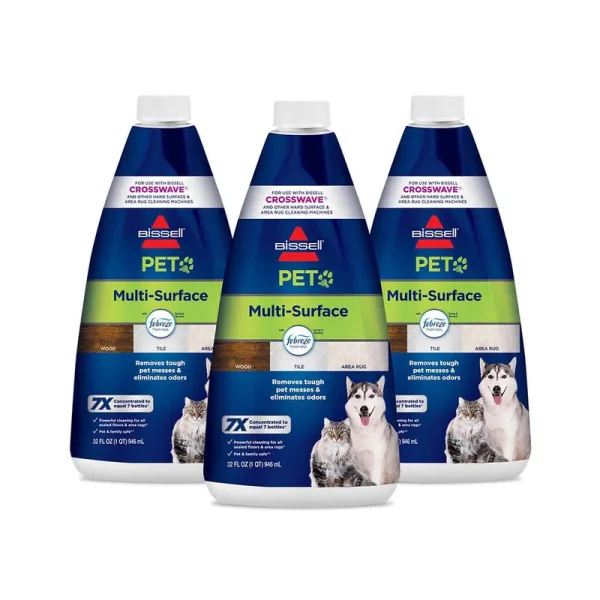 BISSELL Multi Surface Pet Floor Cleaning Formula - 32 oz - 3 Pack