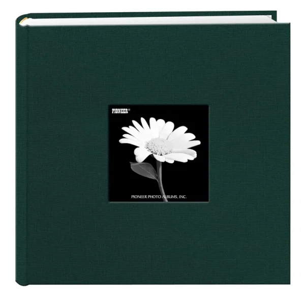 Pioneer 200 Pocket Fabric Frame Cover Photo Album, Majestic Teal