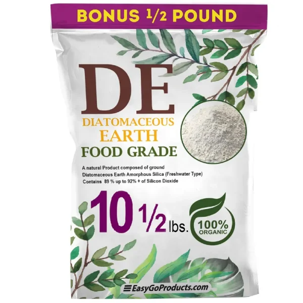 EasyGO Products Diatomaceous Earth - de Fresh Water - 10.5 Pounds