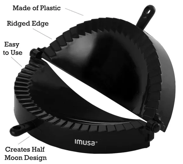 IMUSA IMU-71006W Jumbo Empanada Maker, Black