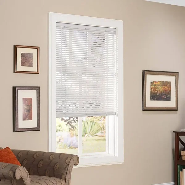 Lumino 1" Vinyl Cordless RD Blind, White, 45.5X60