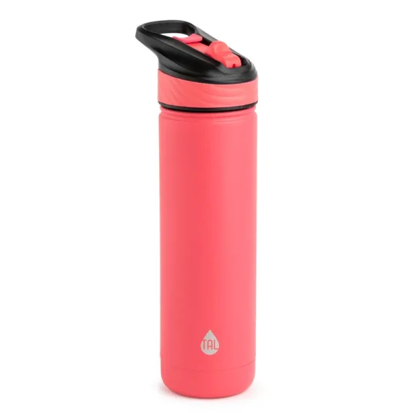Tal Stainless Steel Ranger Water Bottle 26 oz, Bright Pink
