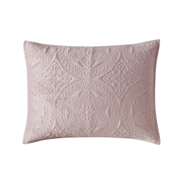 Mainstays Mink Polyester Pillow Sham - Lilac Medallion - 1 ct