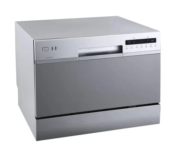 EdgeStar 22 in. Wide 6-Place Setting Energy Star Rated Countertop Dishwasher - Silver