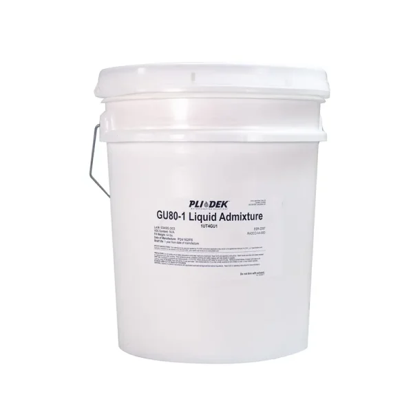 Pli-Dek GU80-1 Liquid Admixture – 5 Gallon Pail (Primer Coat Acrylic Emulsion)