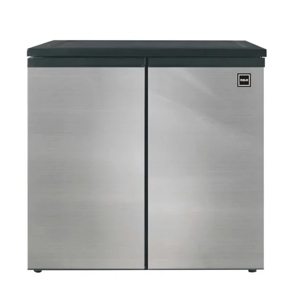 RCA 5.5 Cu ft Side by Side 2 Door Fridge Freezer RFR551 Stainless