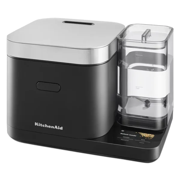 Kitchenaid Grain and Rice Cooker 8 Cup with Automatically Sensing Integrated Scale + Water Tank, KGC3155BM