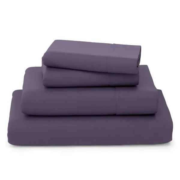 Cosy House Collection Luxury Bamboo 4 Piece Sheet Set - King - Purple