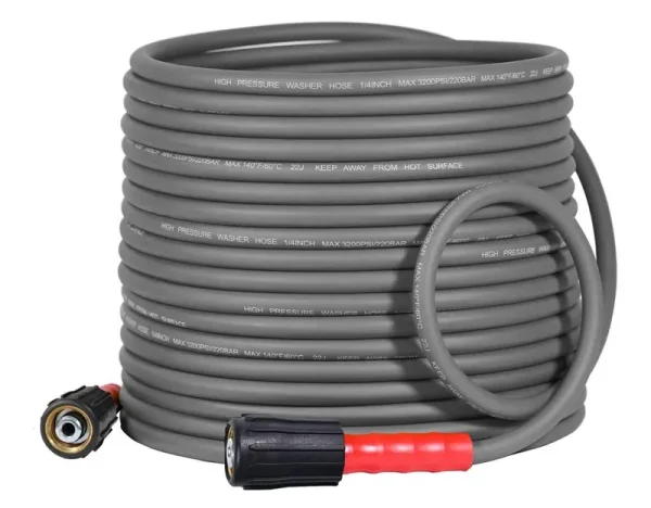YAMATIC Pressure Washer Hose Fit Most Gas Power Washer Hose M22 x 1/4" 3200PSI x 50ft