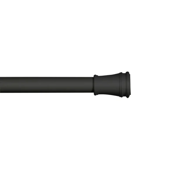 Kenney Tension Rod, No Tools, Black
