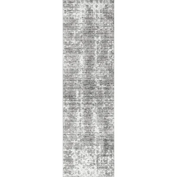 nuLOOM Deedra Modern Abstract Area Rug, Runner 2' 5" x 9' 5", Gray