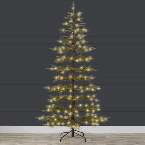 Best Choice Products 7.5ft Pre-Lit Sparse Christmas Tree w/ 300 2-in-1 LED Lights, Cordless Connection, Metal Stand