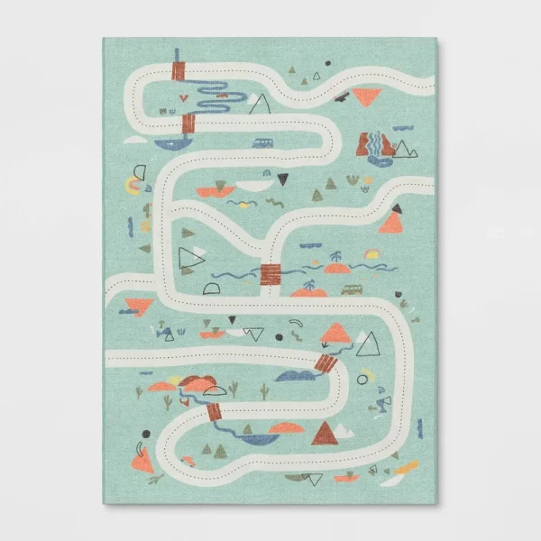 5'x7' Adventure Kids' Mat - Pillowfort