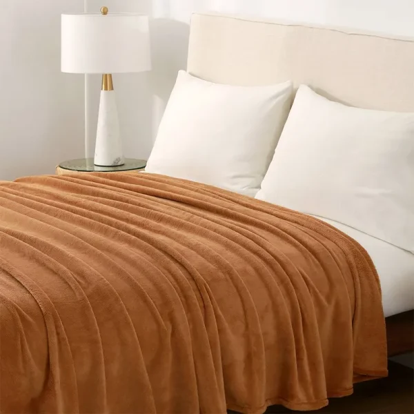 Berkshire Orange Recycled Serasoft Blanket King