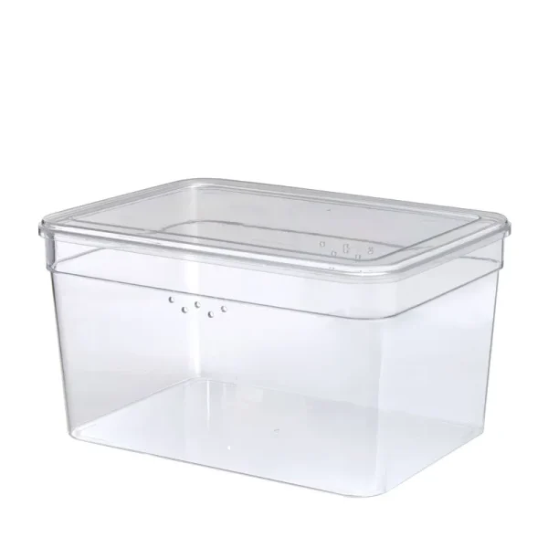 Mainstays Clear Plastic Glossy Finish Extra Tall Shoe Box with Lid, Adult Size