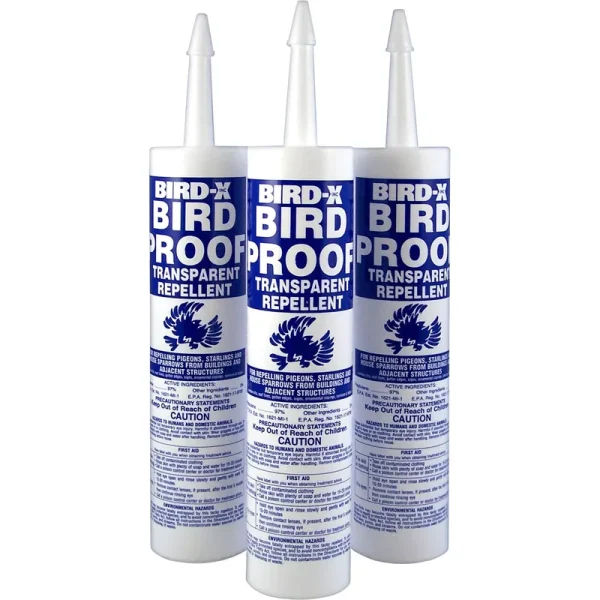 Bird x Bird Proof Bird Repellent Gel, 3 Pack